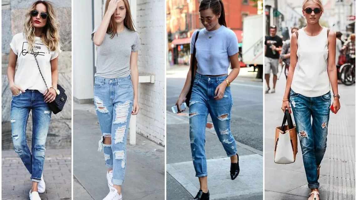 С чем носить рваные джинсы: главные правила удачного образа